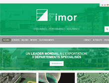 Tablet Screenshot of fimor.com